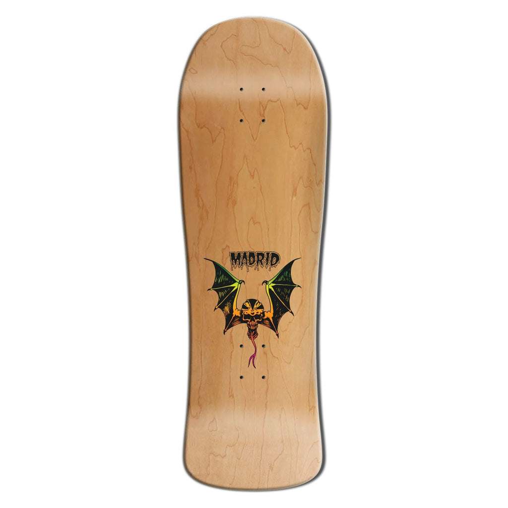 Madrid Skateboard Deck Rodney Cassell Fireball Purple 10" x 32"