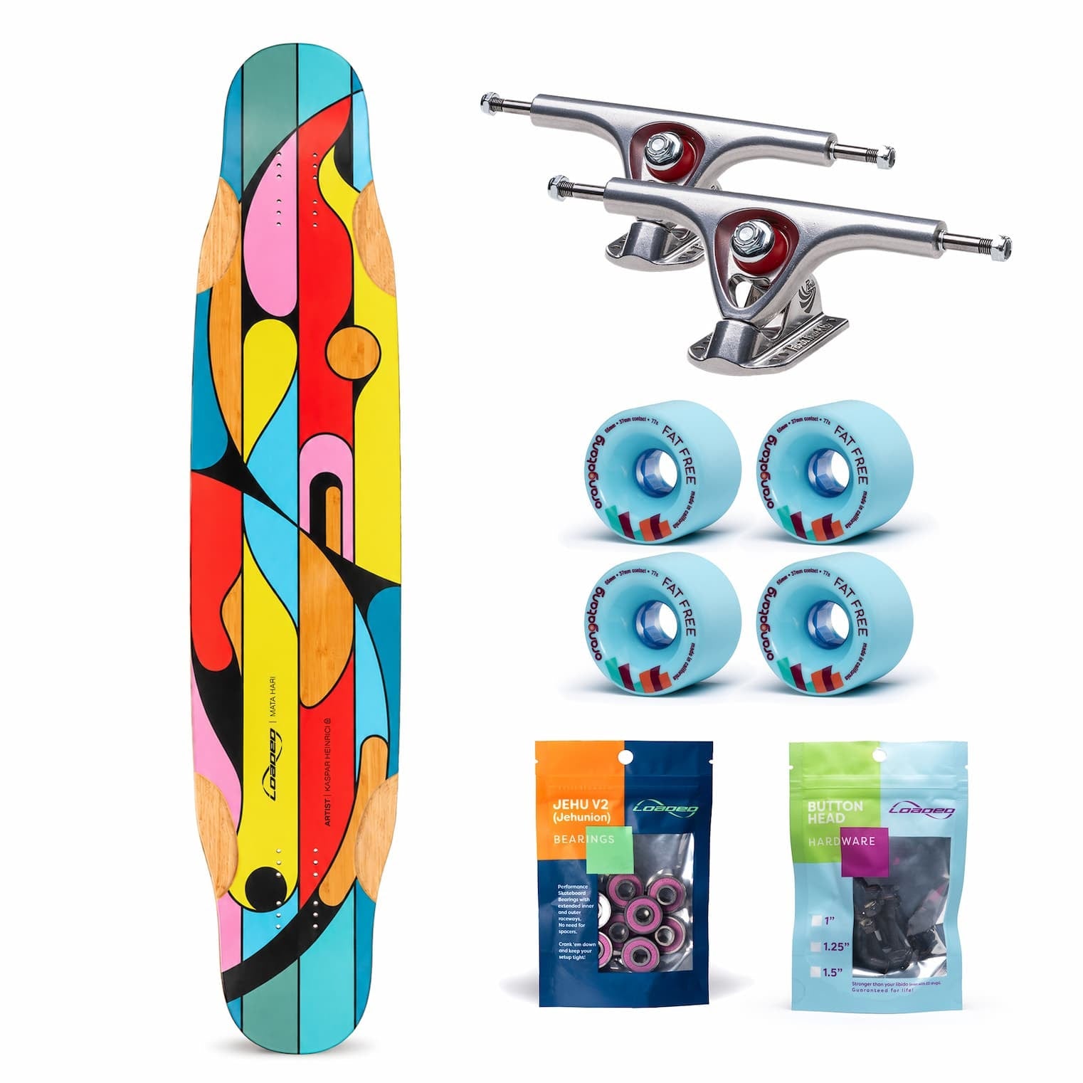 Loaded Mata Hari Artist Series Longboard Complete