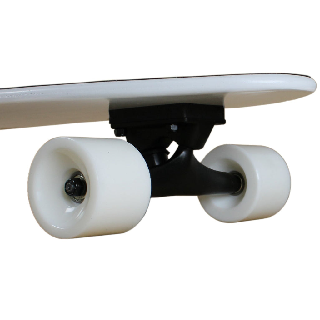 Moose Longboard Complete 9" x 40" Kicktail WHITE