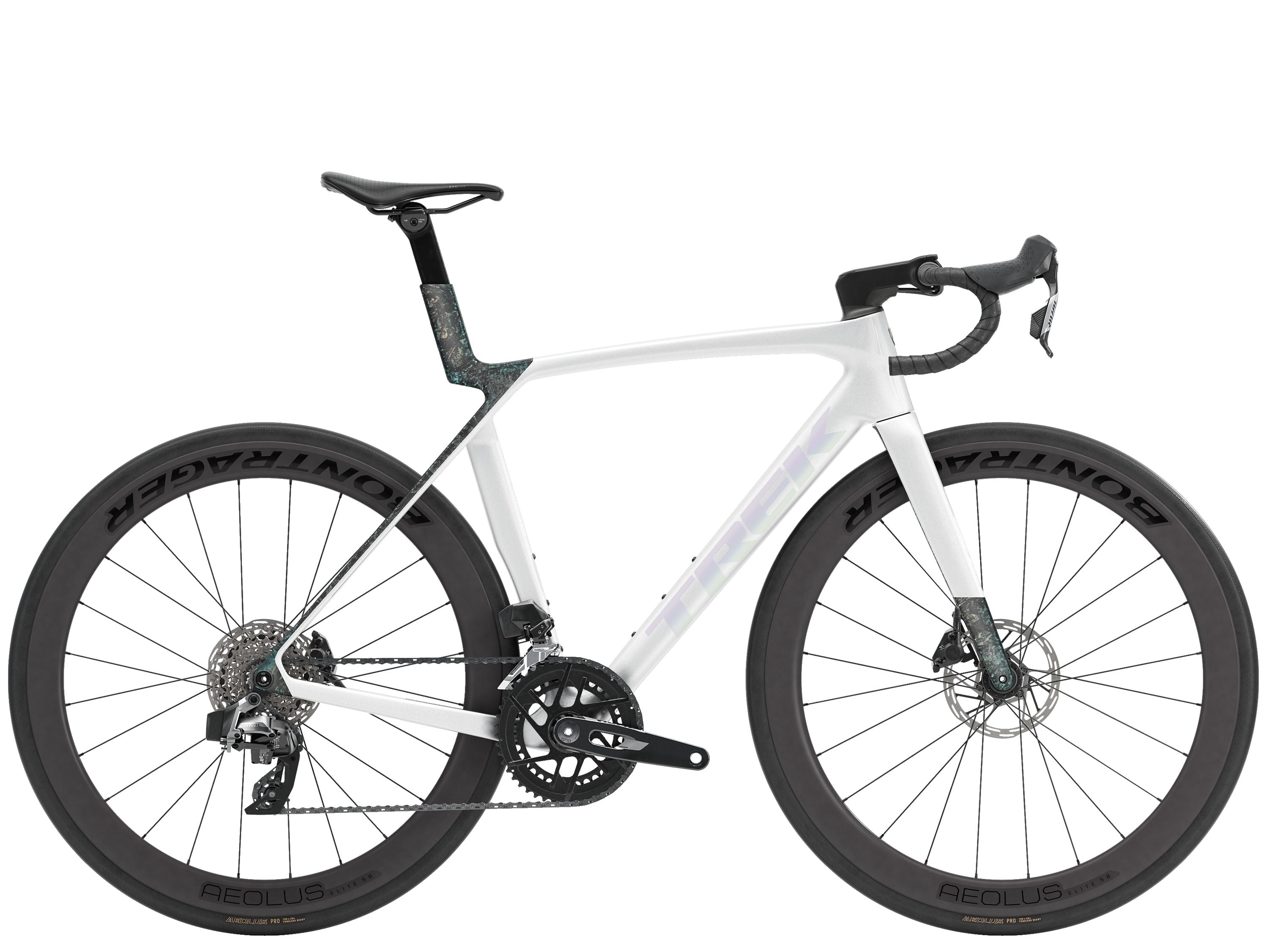 Madone SL 6 AXS S Gloss Crystal White/Matte Deep Smoke