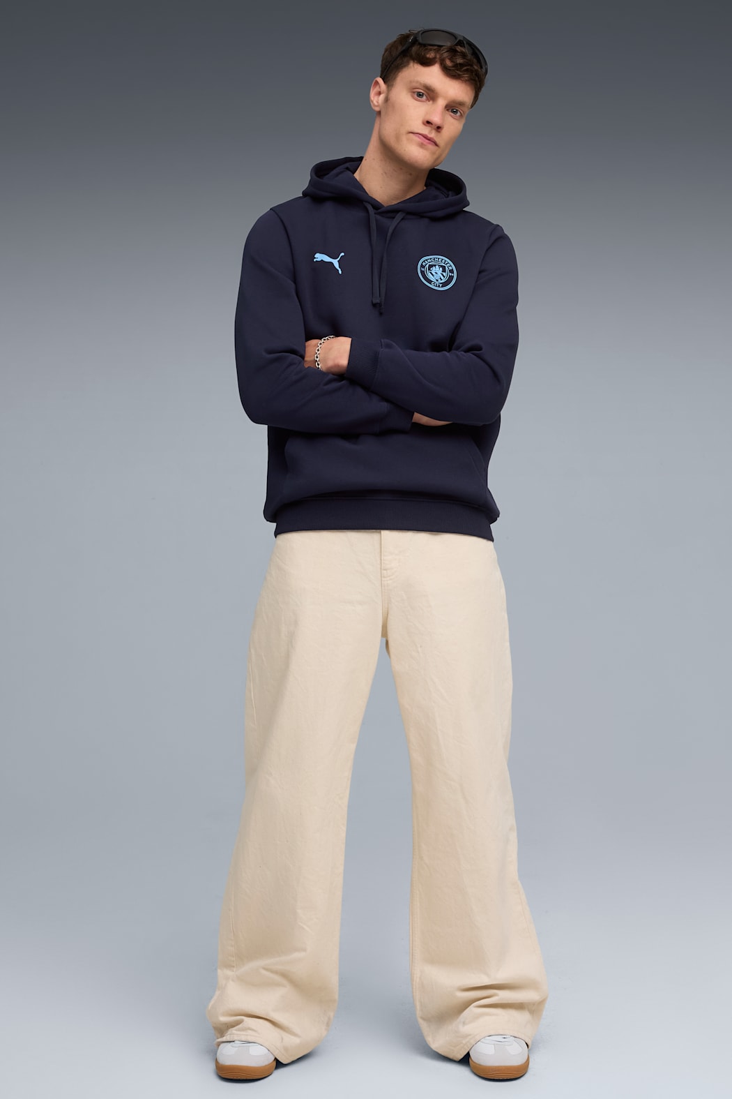 Puma Manchester City FtblEssentials Hoodie Men
