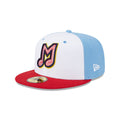 Memphis Redbirds MiLB New Era Men's White/Red 59Fifty Alternate Authentic Collection Fitted Hat