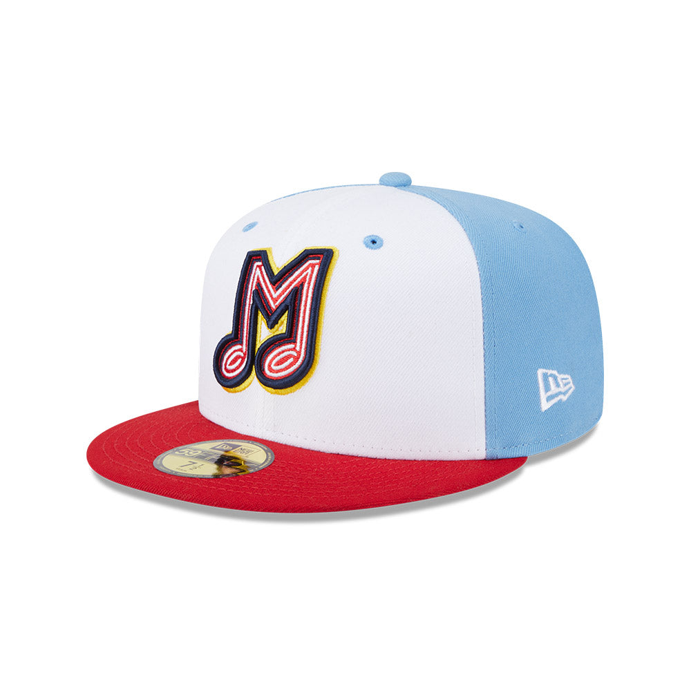 Memphis Redbirds MiLB New Era Men's White/Red 59Fifty Alternate Authentic Collection Fitted Hat