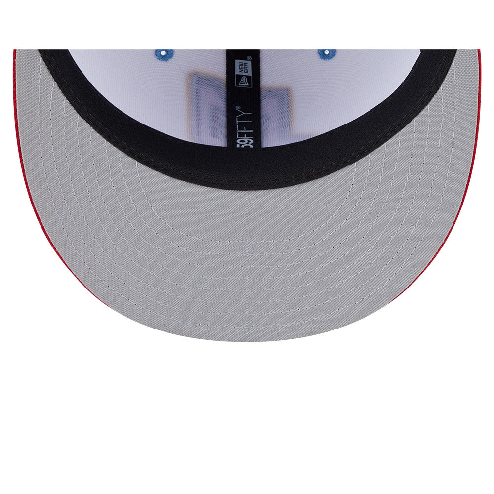 Memphis Redbirds MiLB New Era Men's White/Red 59Fifty Alternate Authentic Collection Fitted Hat