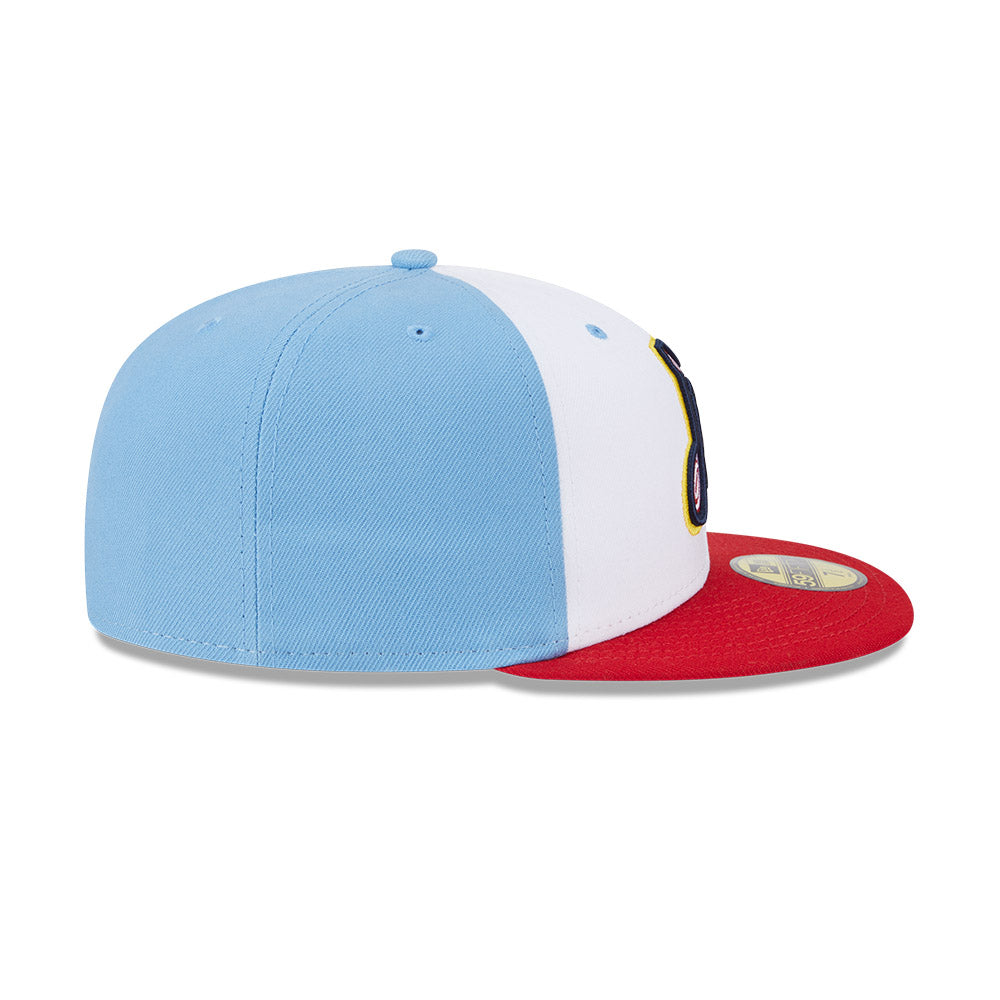 Memphis Redbirds MiLB New Era Men's White/Red 59Fifty Alternate Authentic Collection Fitted Hat