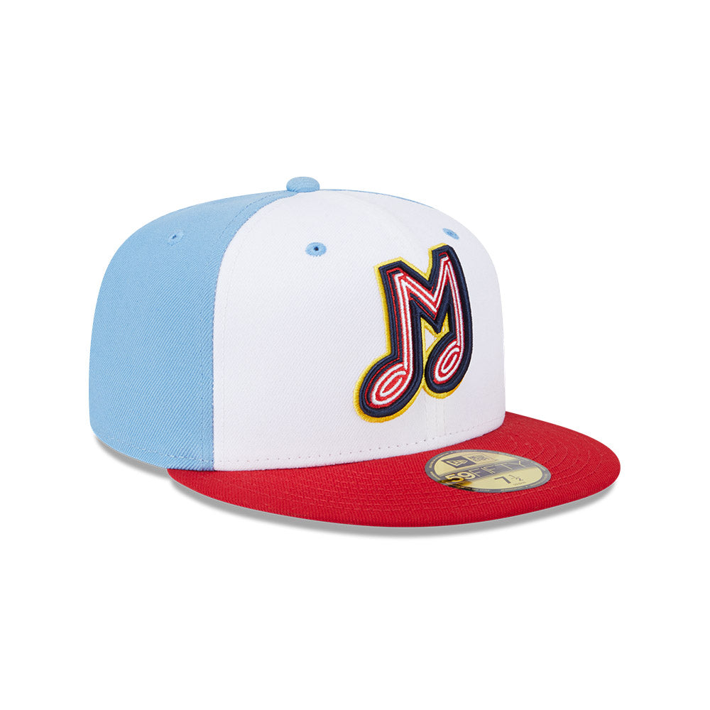 Memphis Redbirds MiLB New Era Men's White/Red 59Fifty Alternate Authentic Collection Fitted Hat
