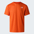 The North Face - Men's 24/7 Pentadome Embossed Reg Short-Sleeve Tee - Lava Red