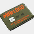 Mini Logo .10" Rubber Riser Pad Set 2-Pack Black