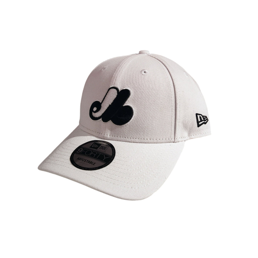 Montreal Expos MLB New Era Men's White 9Forty Cooperstown Adjustable Hat