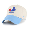 Montreal Expos MLB 47 Brand Men's Beige Clean Up Grand Stand Adjustable Hat
