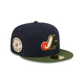 Montreal Expos MLB New Era Men's Navy/Green 59Fifty 1982 All Star Game Fitted Hat