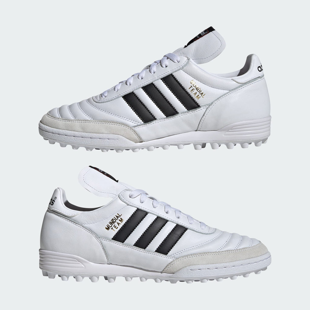 Adidas Mundial Team Turf Soccer Shoes - White/Black