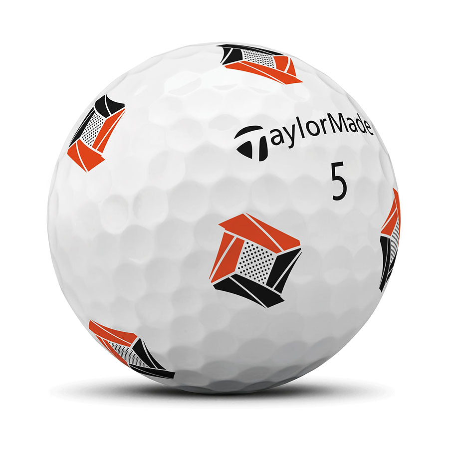 TaylorMade TP5 pix Golf Balls - White/Orange