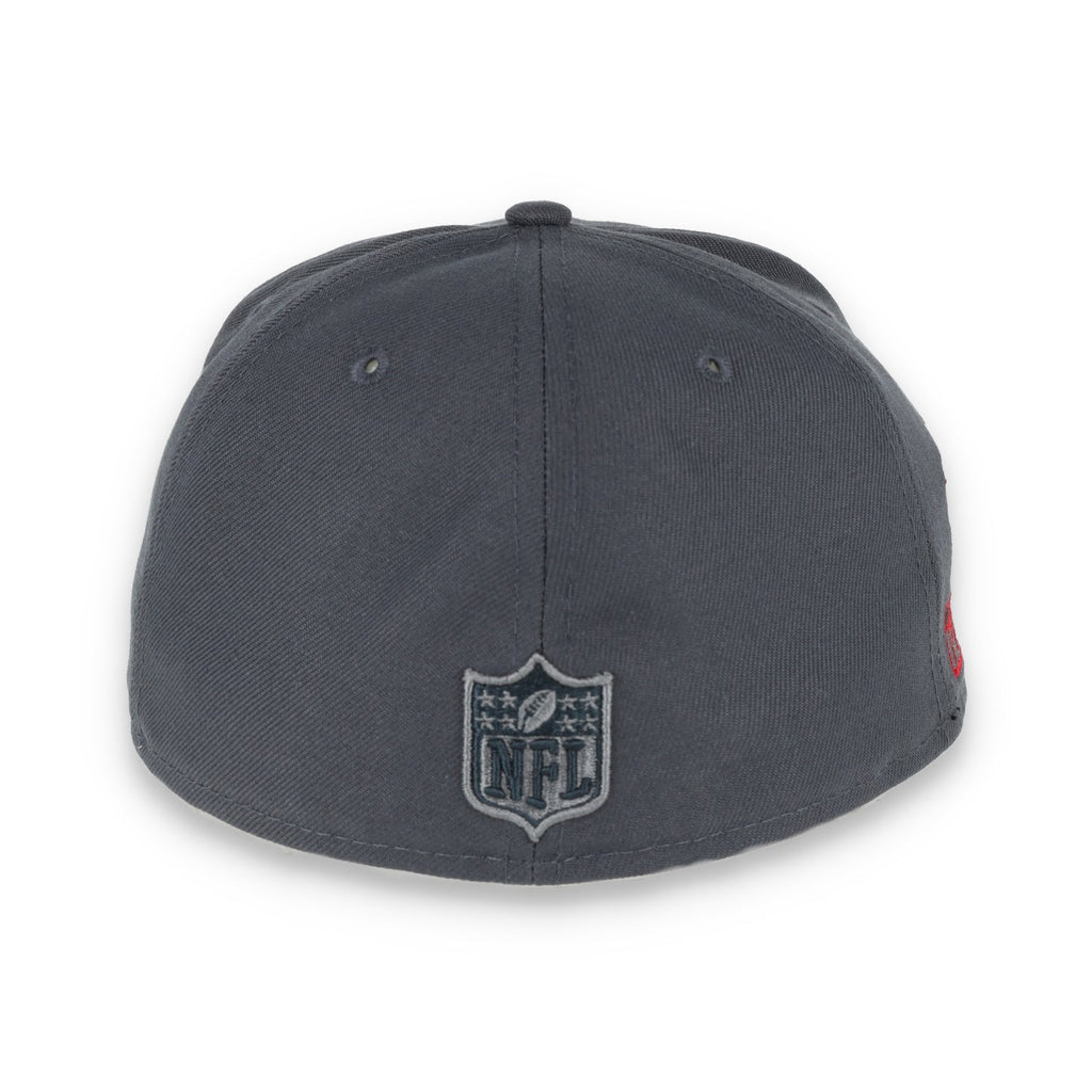 NEW ERA SAN FRANCISCO 49ERS 1990 PRO BOWL SIDE PATCH SCRIPT 59FIFTY FITTED HAT-GREY/RED