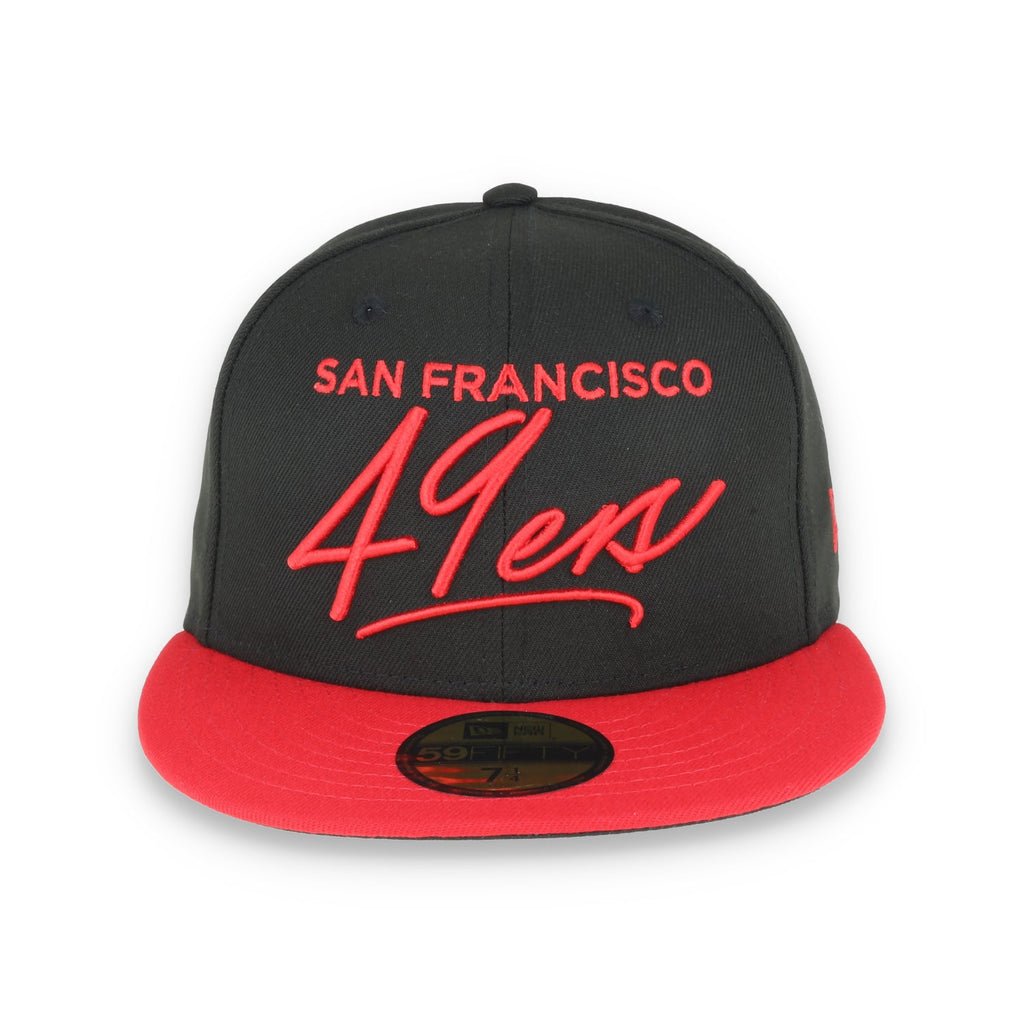 Exclusive San Francisco 49ers  Official 59FIFTY Fitted -BLACK/SCARLET