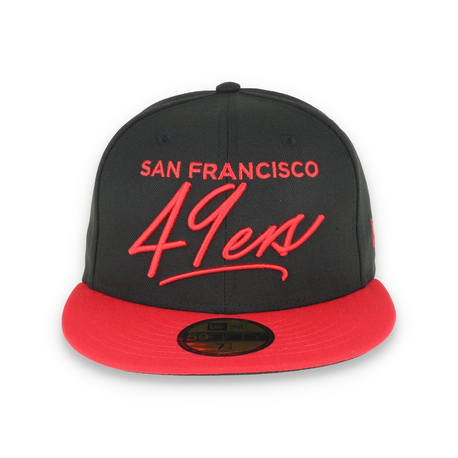 Exclusive San Francisco 49ers  Official 59FIFTY Fitted -BLACK/SCARLET