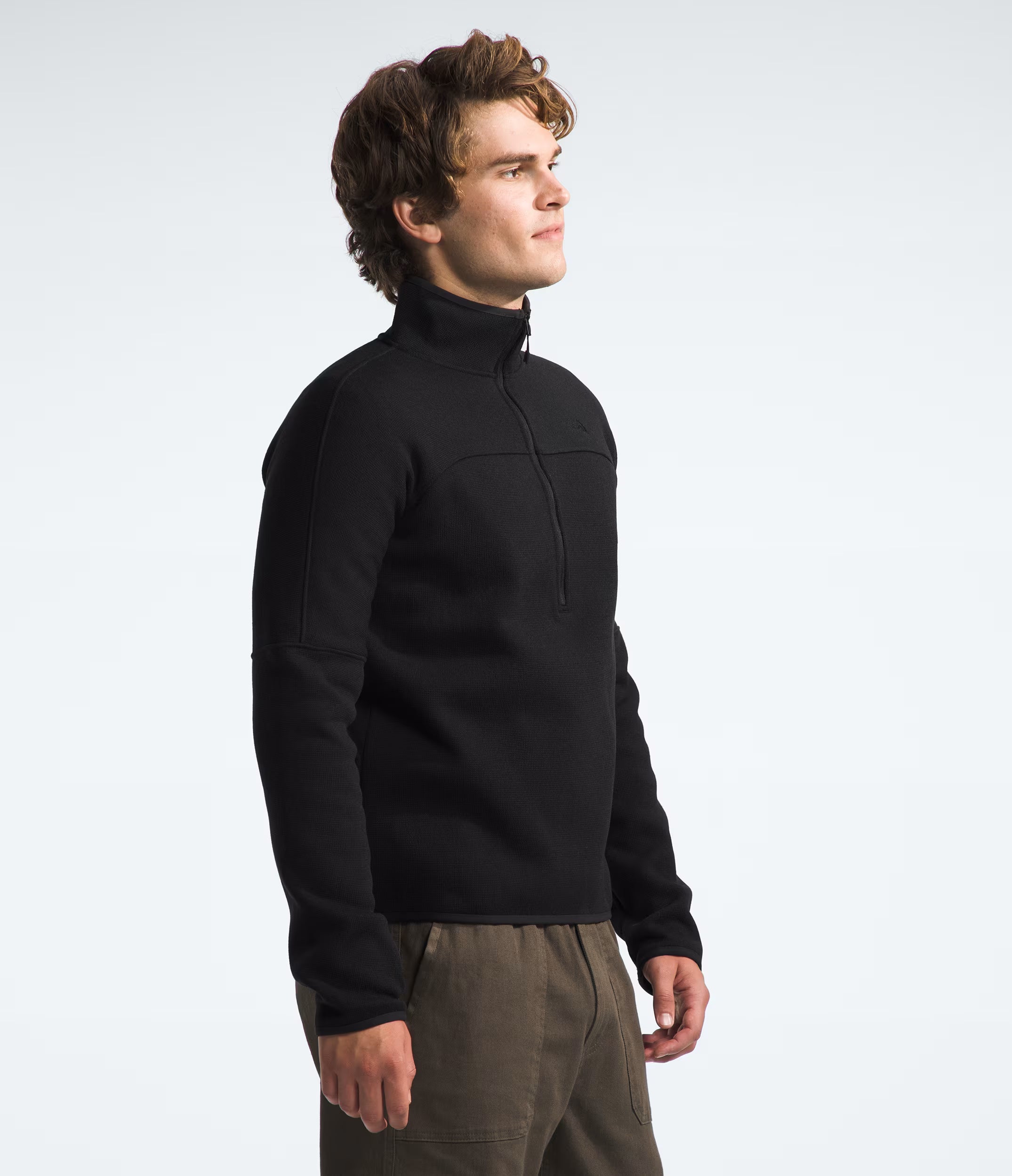 The North Face - Men's Front Range Fleece 1/2 Zip - TNF Black Heather NPF