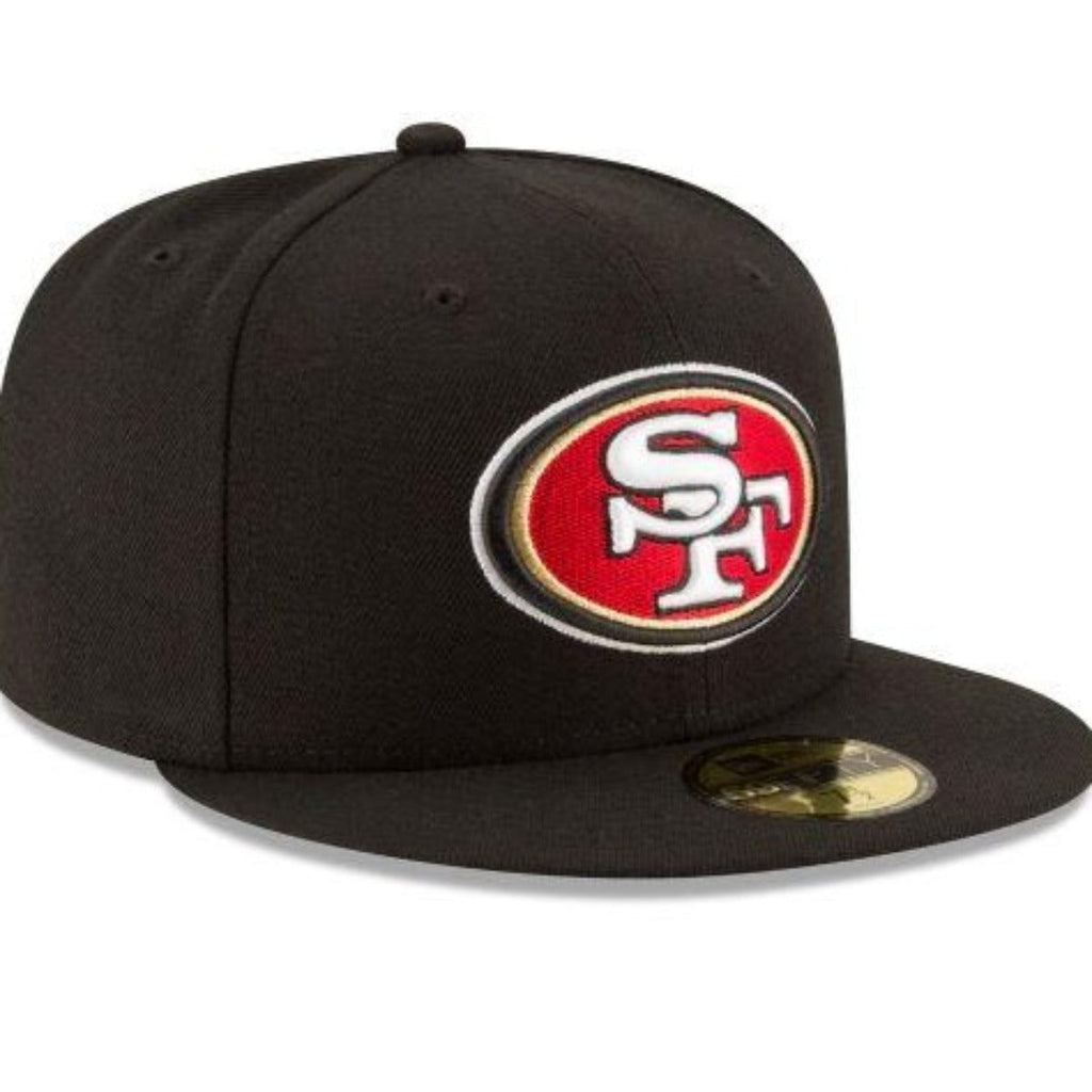 SAN FRANCISCO 49ERS NEW ERA OFFICIAL NFL BASIC 59FIFTY FITTED-BLACK