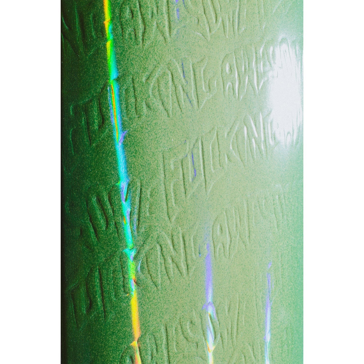 FA Skateboard Deck Stamp Embossed Neon Green 8.44" x 31.89"