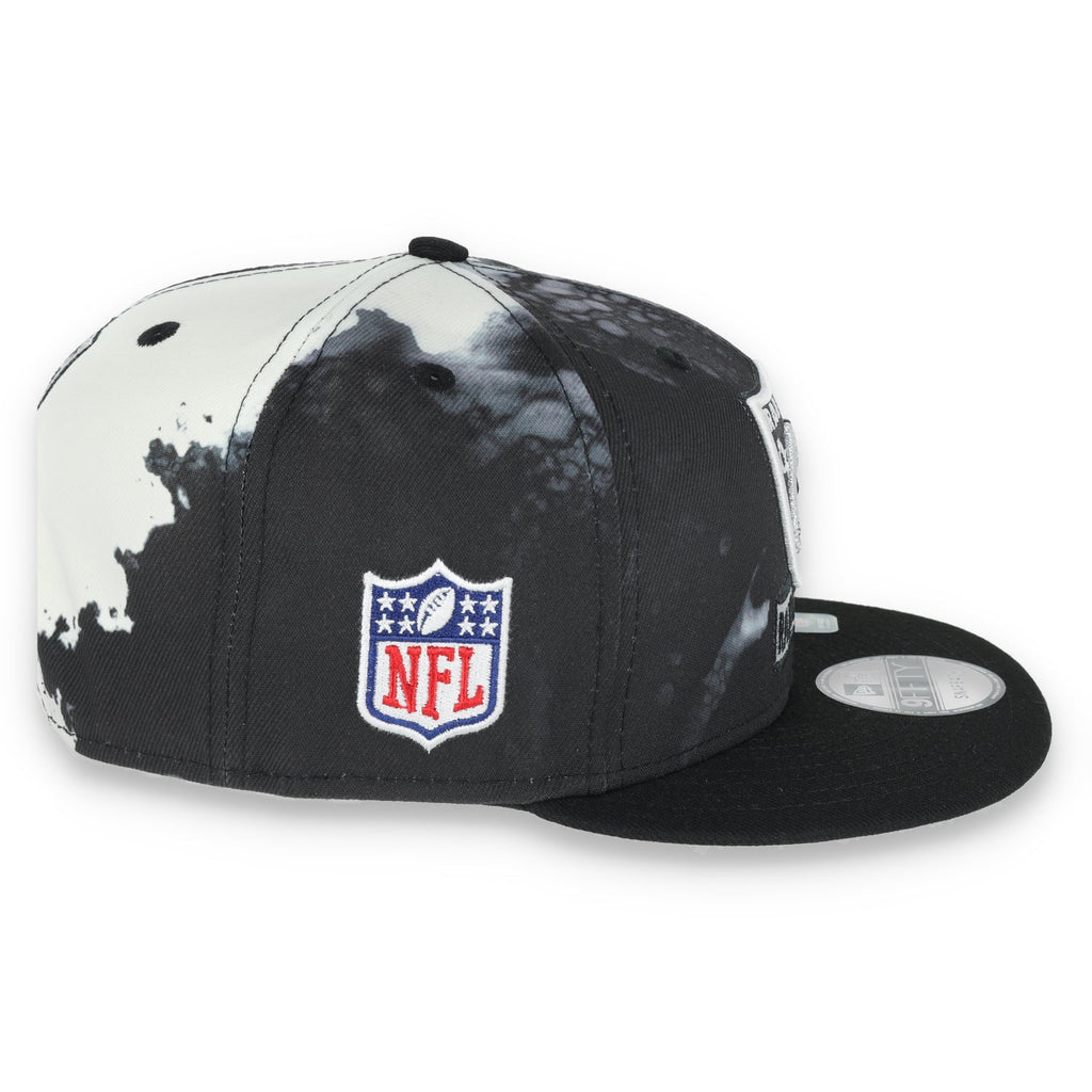New Era Las Vegas Sideline Ink Dye 9FIFTY Snapback Hat-Black