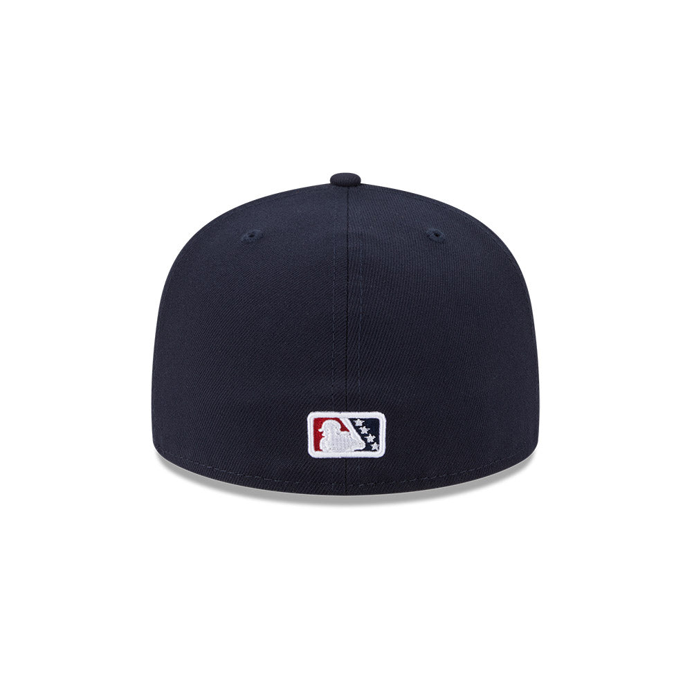 New Hampshire Fisher Cats MiLB New Era Men's Navy/Red 59Fifty Authentic Collection Fitted Hat
