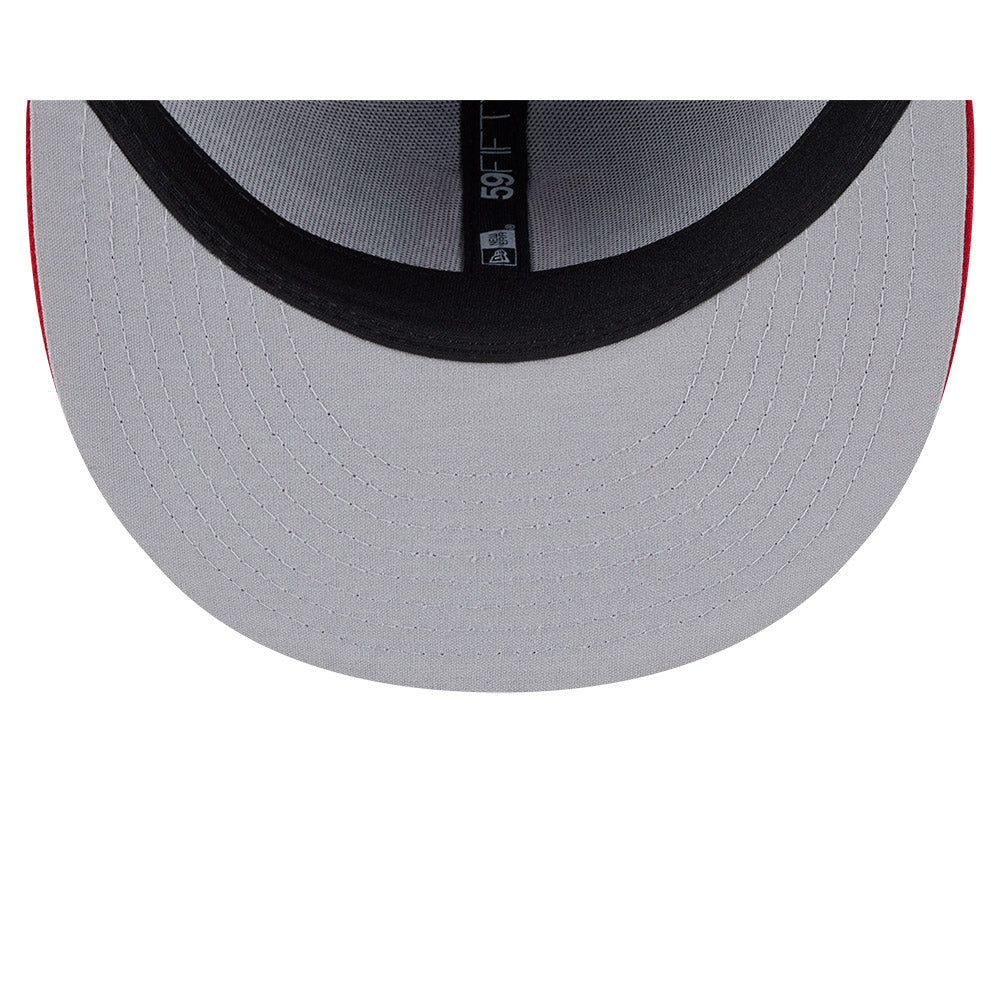New Hampshire Fisher Cats MiLB New Era Men's Navy/Red 59Fifty Authentic Collection Fitted Hat