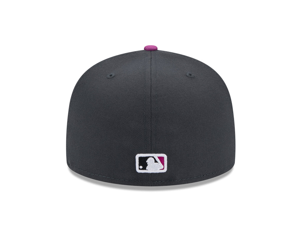 New York Mets MLB New Era Men's Graphite 59Fifty 2024 City Connect Fitted Hat