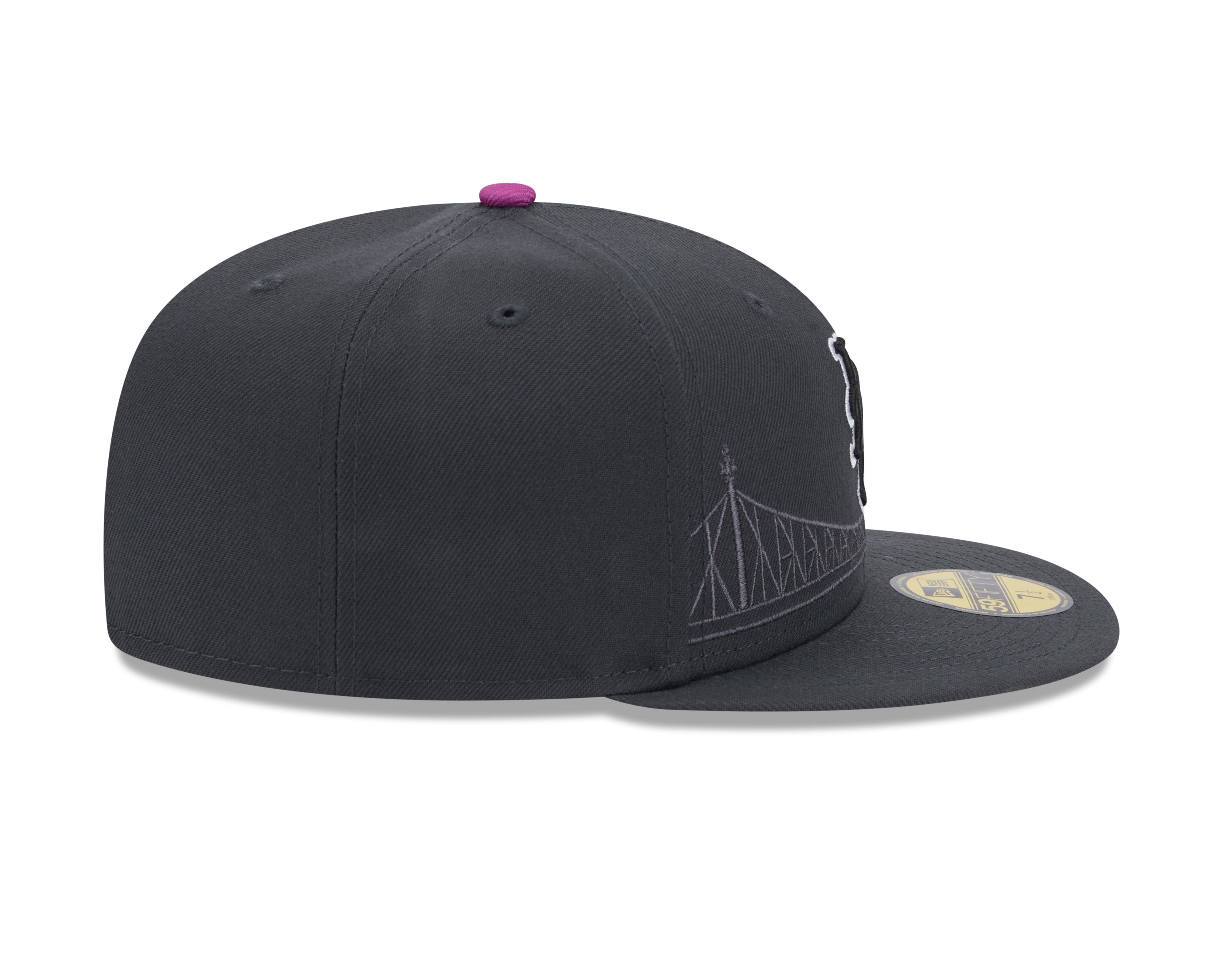 New York Mets MLB New Era Men's Graphite 59Fifty 2024 City Connect Fitted Hat