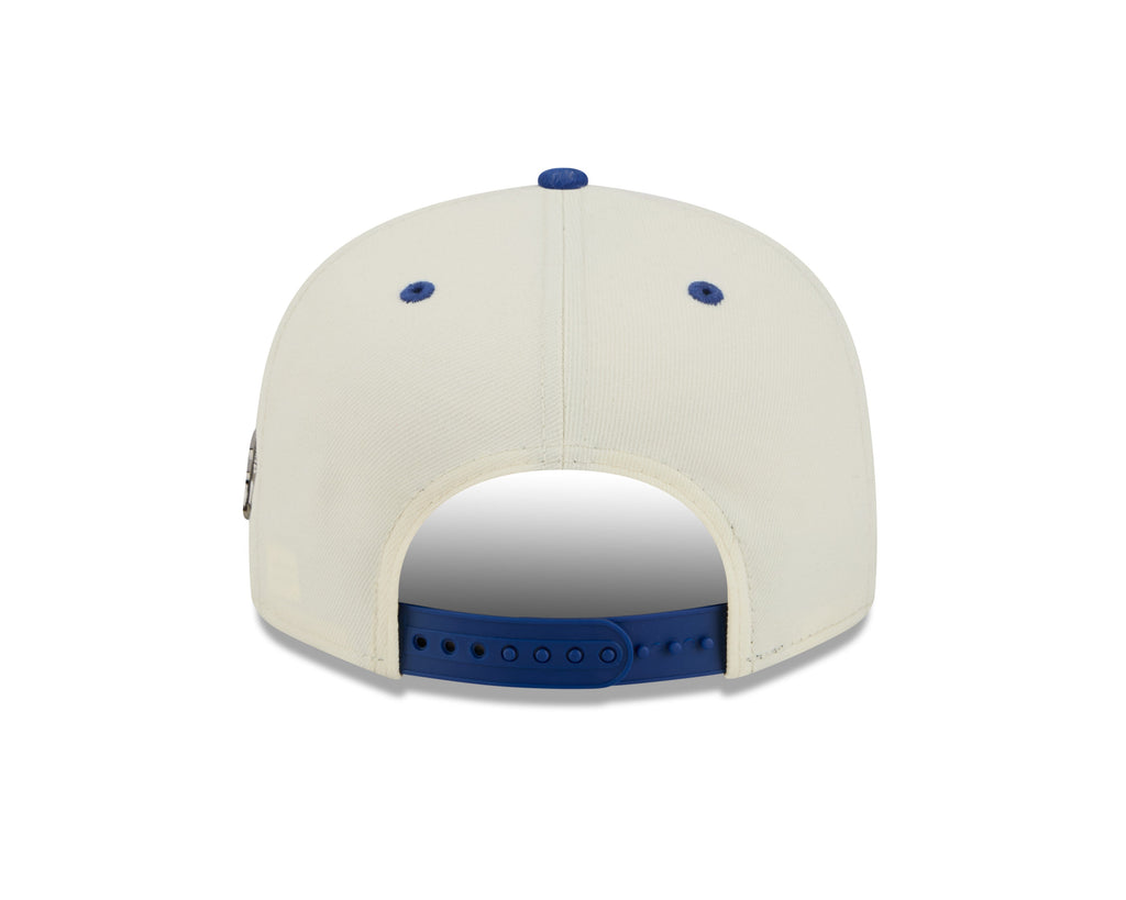 New York Mets MLB New Era Men's Cream/Royal Blue 9Fifty Mascot Pin Snapback