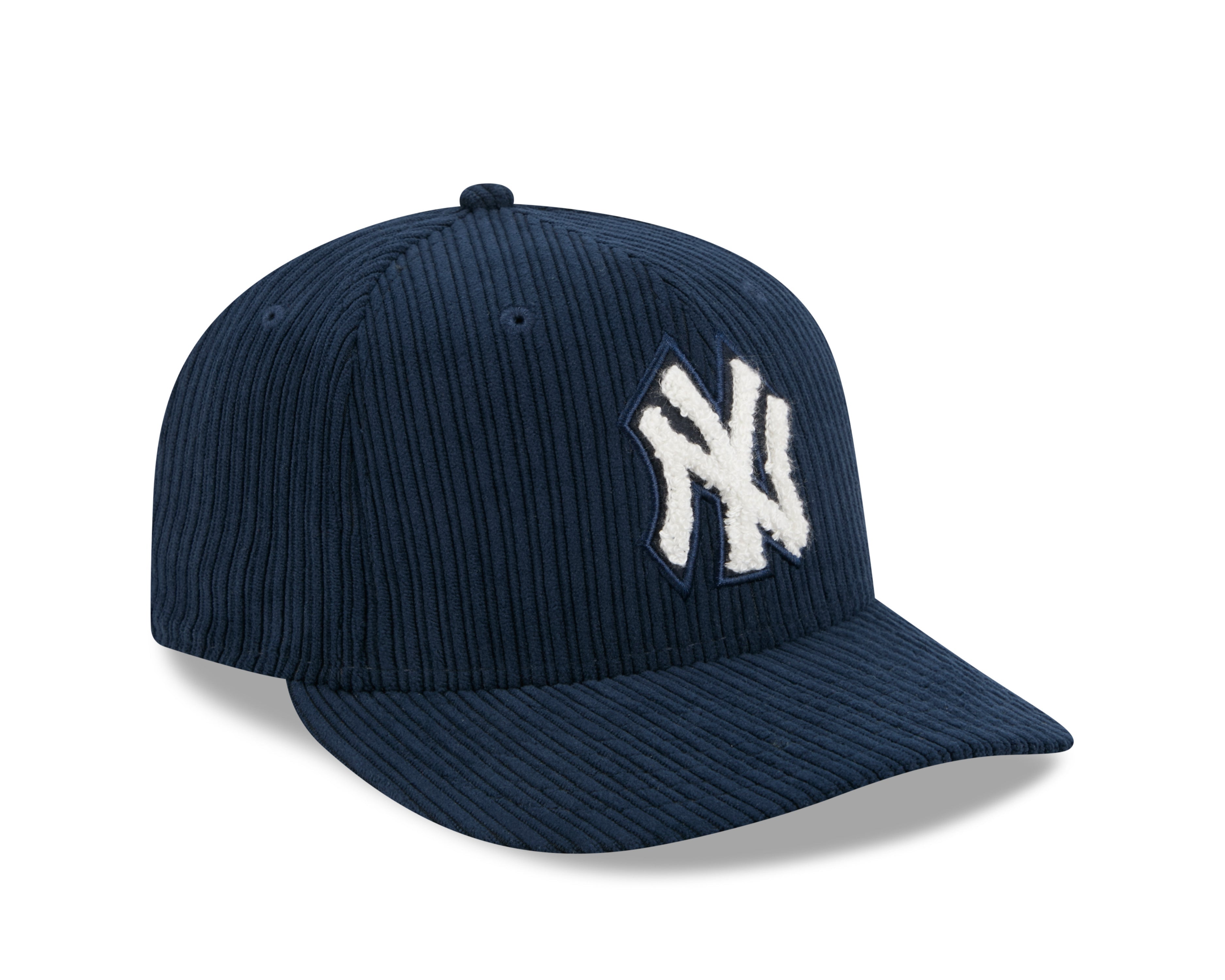 New York Yankees MLB New Era Men's Navy 59Fifty Chenille Pop Fitted Hat