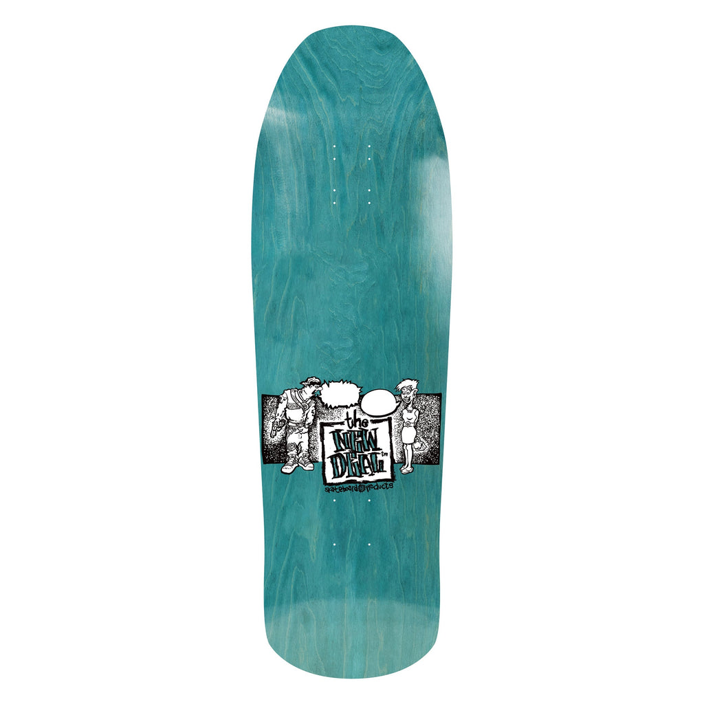 New Deal Skateboard Deck Andy Howell Tricycle Kid Teal 9.63" x 30.75"
