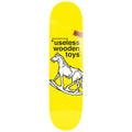 New Deal Skateboard Deck Useless Wooden Toys PAL Popsicle Yellow 8.25" x 32"