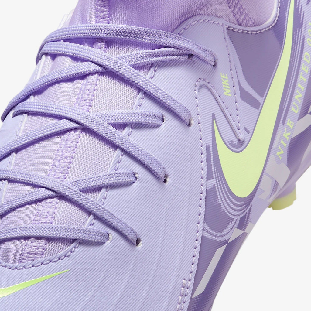 Nike United Jr. Phantom Luna 2 Academy FG Kids' Soccer Cleats – Purple Agate