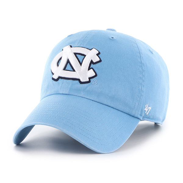 North Carolina Tar Heels NCAA 47 Brand Men's Light Blue Clean Up Adjustable Hat