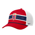 Norway National Team FIFA Nike Men's Red/White Rise Rope Trucker Adjustable Hat
