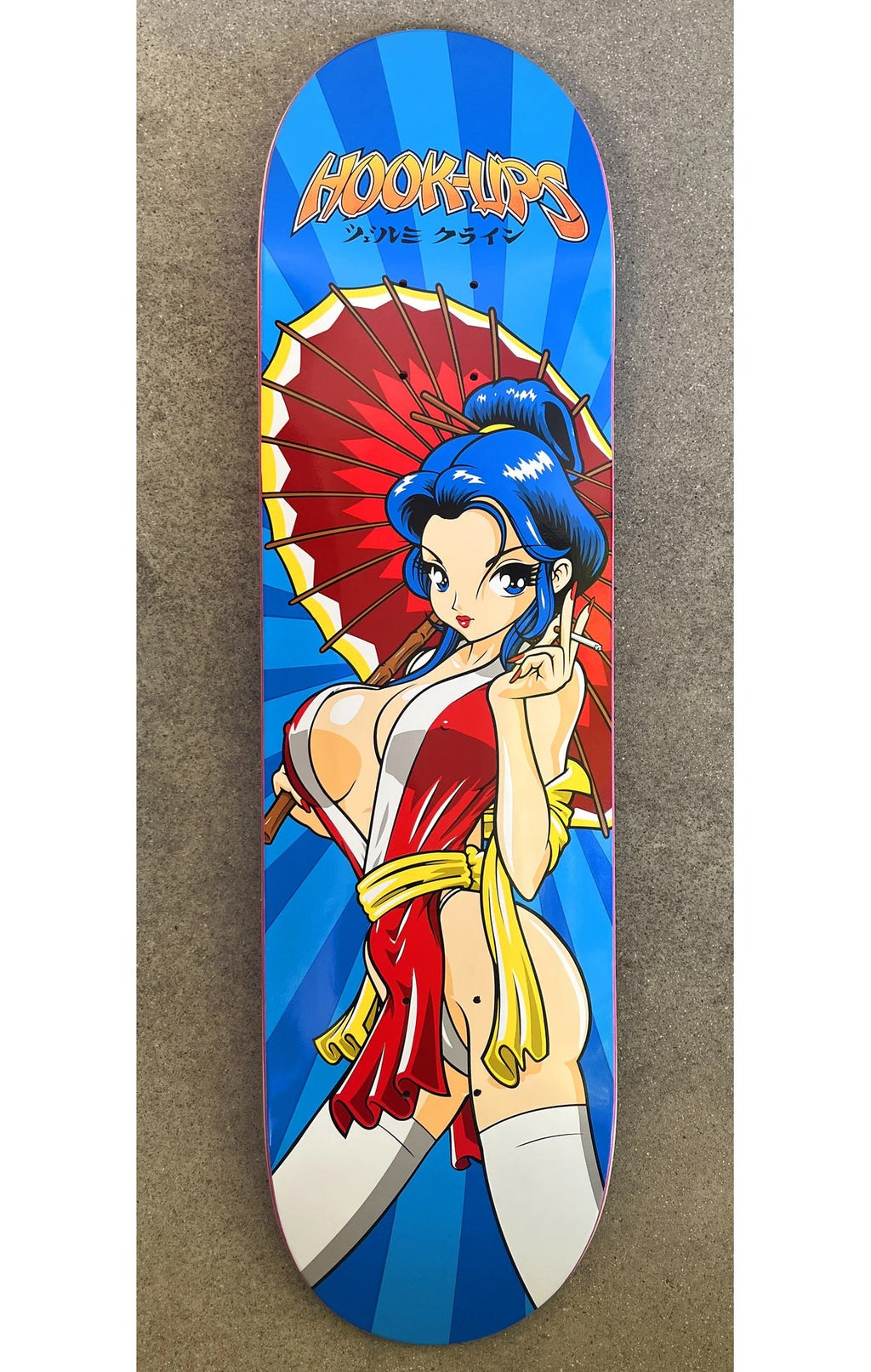 Hook Ups Skateboard Deck Geisha 8.25"