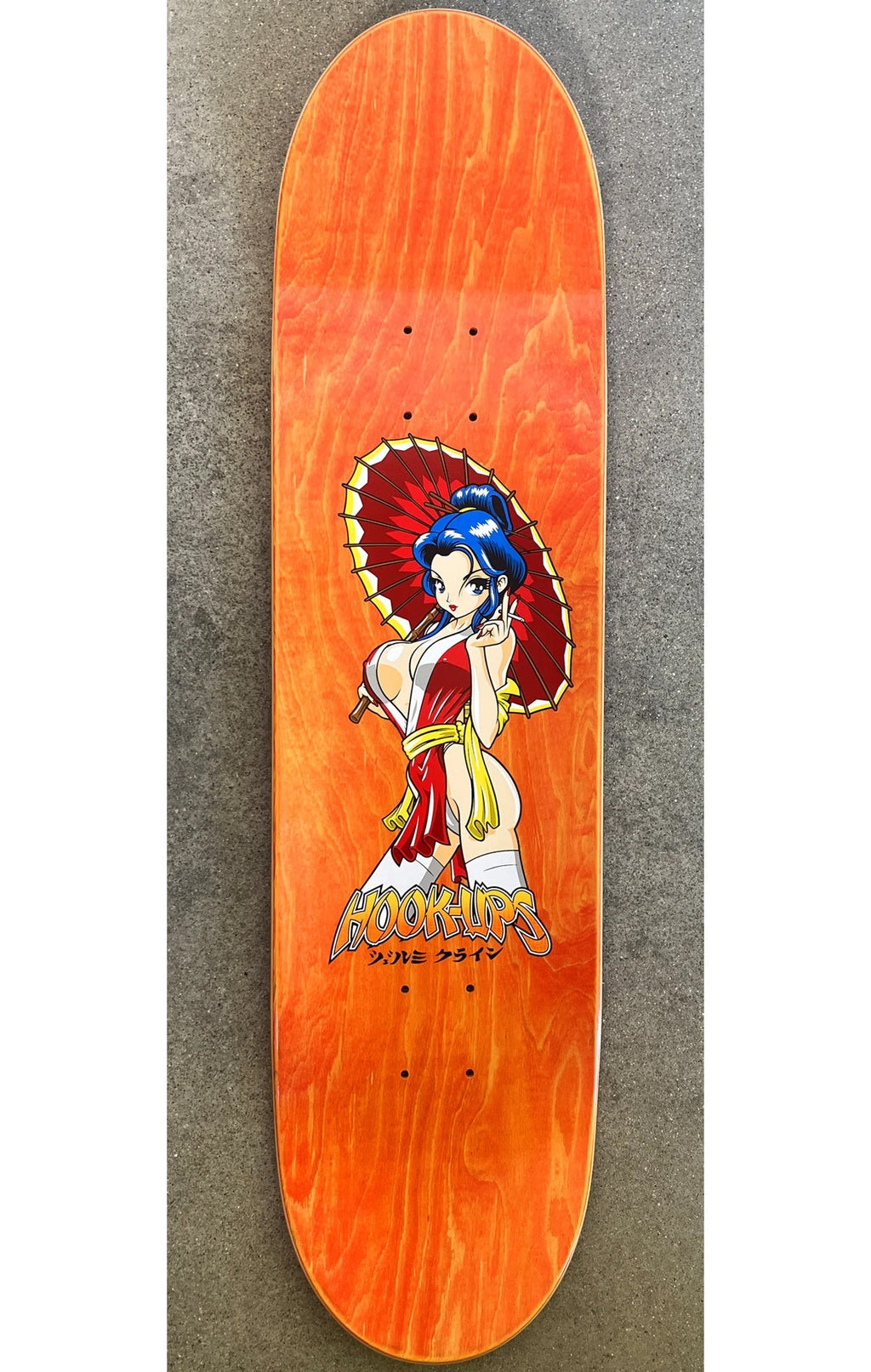 Hook Ups Skateboard Deck Geisha 8.25"