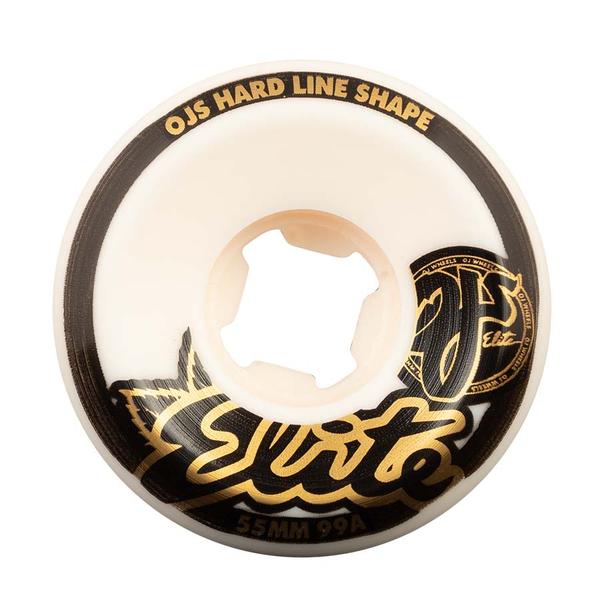 OJ Wheels Elite Hardline 55mm 99a White