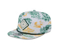 Oakland Athletics MLB New Era Men's White Cord Golfer Printed Snapback