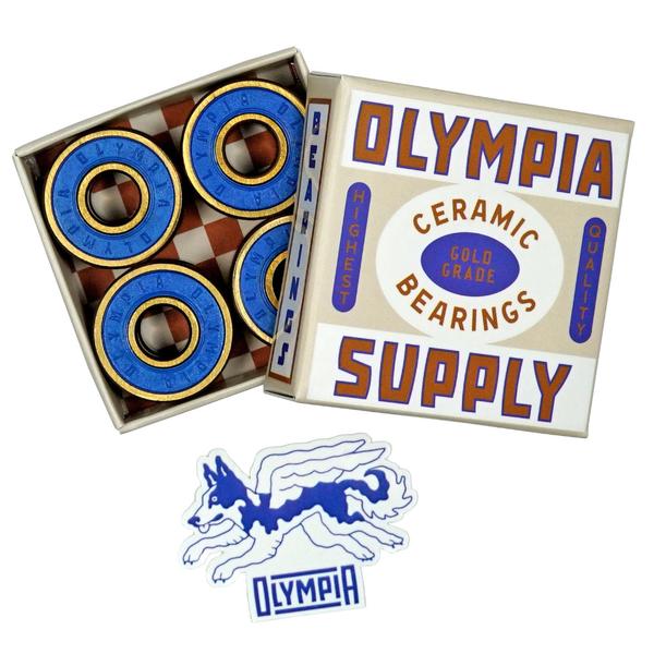 Olympia Supply High-Speed Bearings Set Gold Grade Ceramic