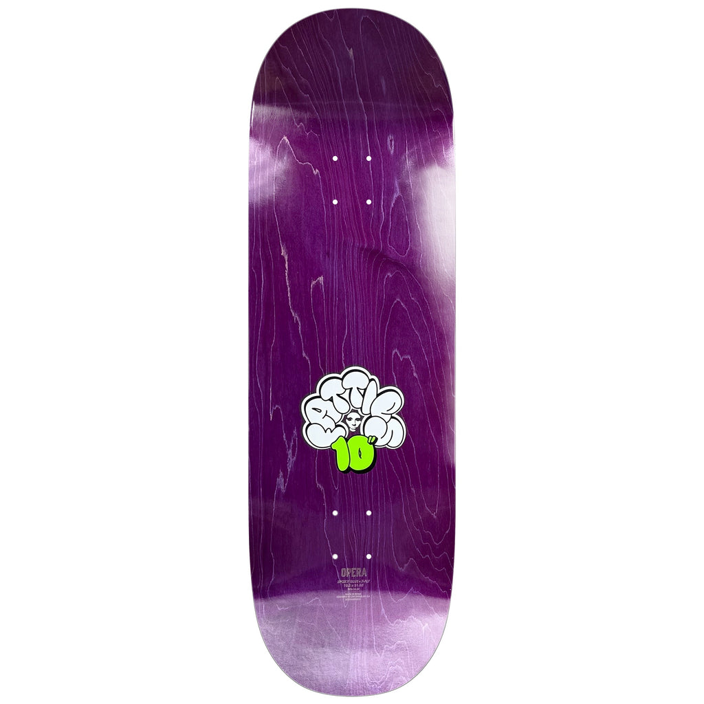 Opera Skateboard Deck Fatties Torn Spike Blue/Green 10" x 31.85"