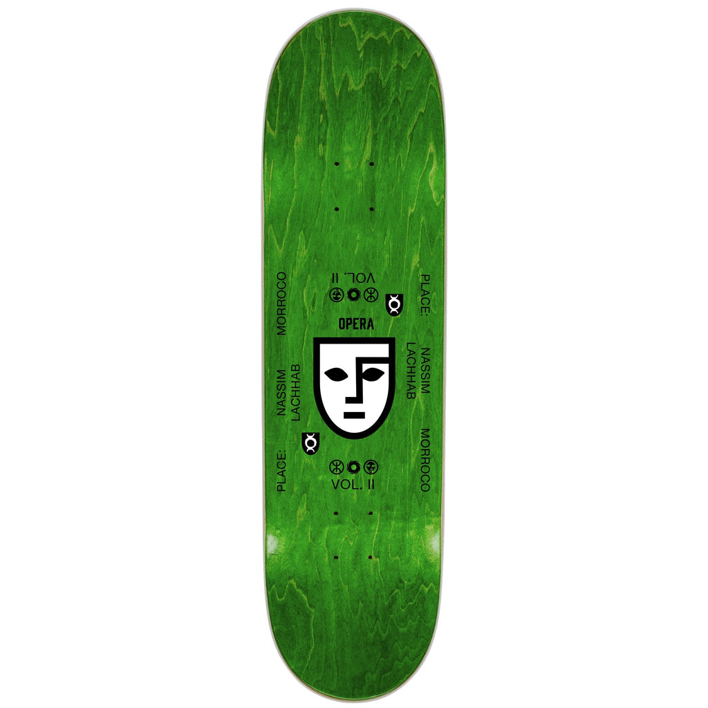 Opera Skateboard Deck Nassim Crypto Oil Slick 8.375" x 32.2"