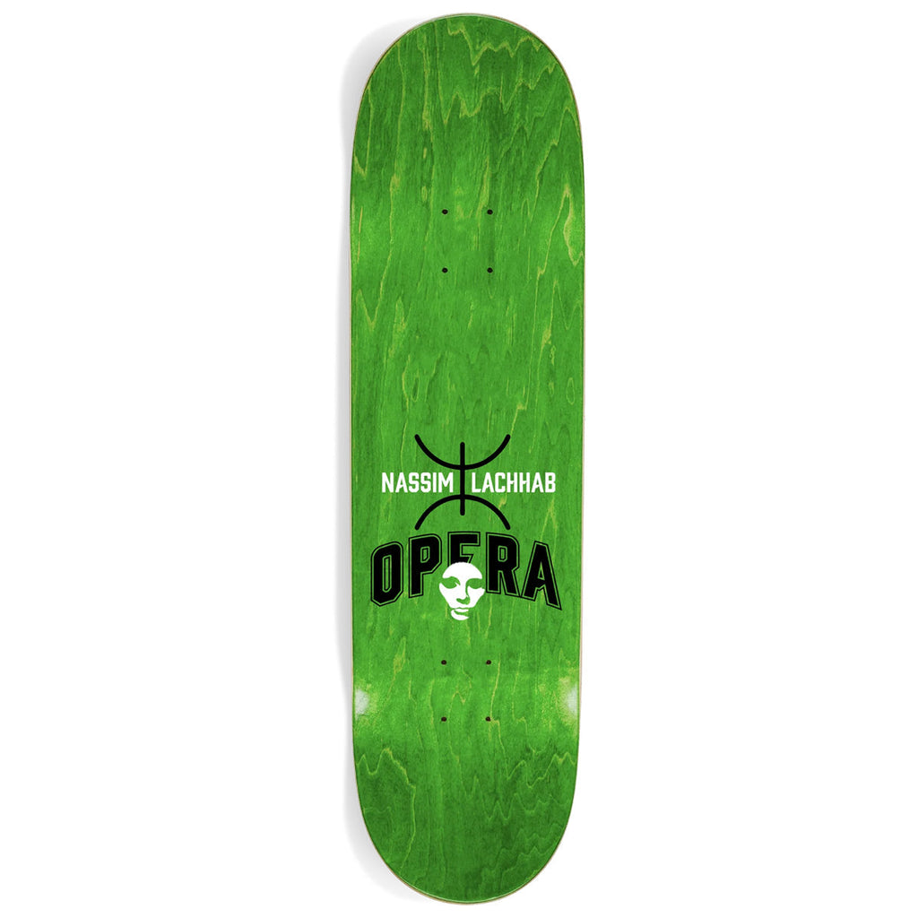 Opera Skateboard Deck Nassim Lachhab Gift Natural Holographic 8.375" x 32"