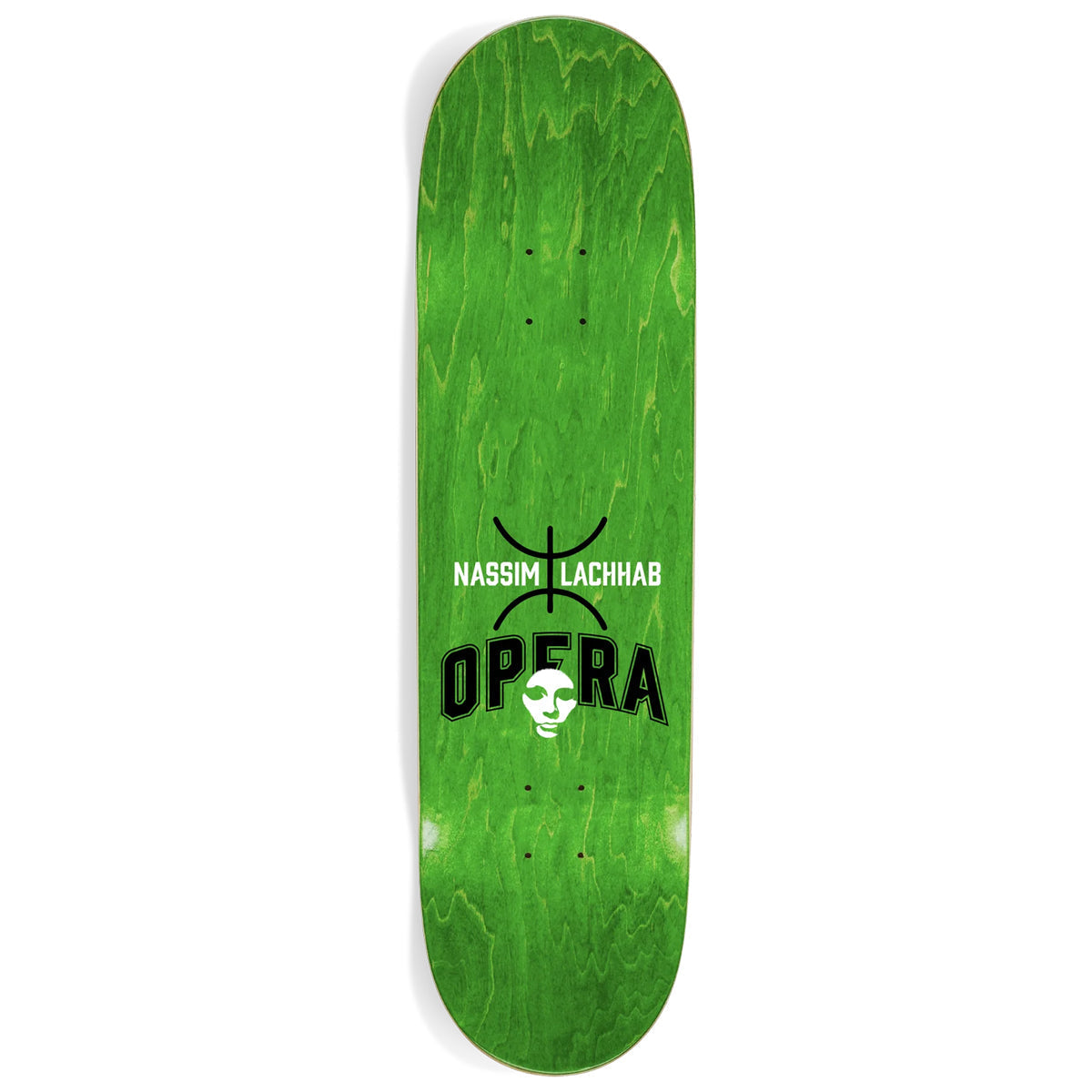Opera Skateboard Deck Nassim Lachhab Gift Natural Holographic 8.375" x 32"