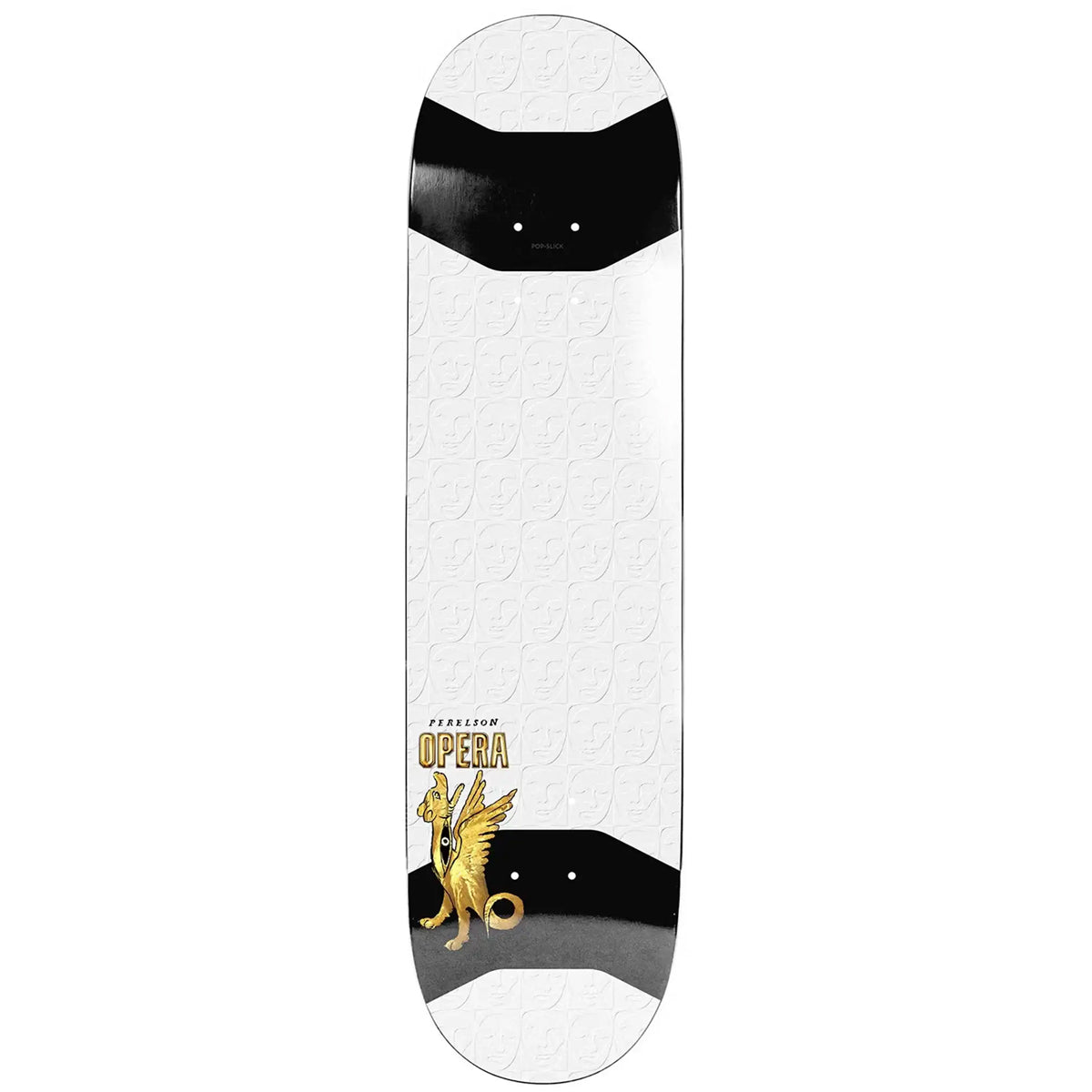 Opera Skateboard Deck Alex Perelson Dragon Minimalist Pop Slick Pearl 8.38" x 31.6"