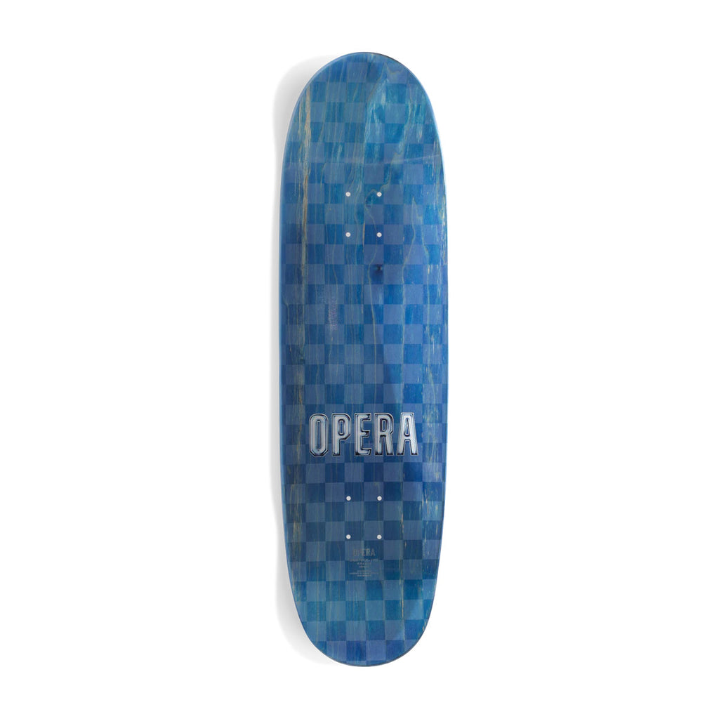 Opera Skateboard Deck Spectator Football Shape Black 9.0" x 31.8"