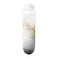 Plan B Skateboard Deck Gustavo White Marble Twin 8.0" x 31.5"