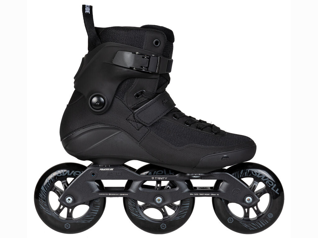 🔥🔥🔥Powerslide Swell Triple Black 110 Trinity Skates