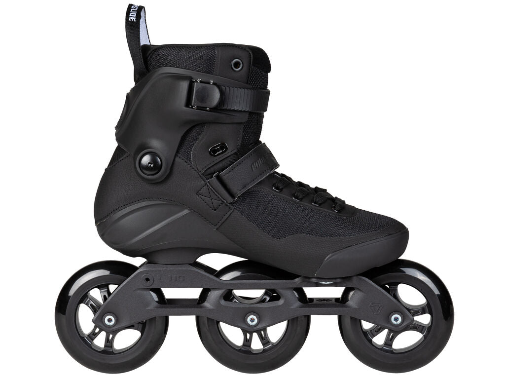 🔥🔥🔥Powerslide Swell Triple Black 110 Trinity Skates