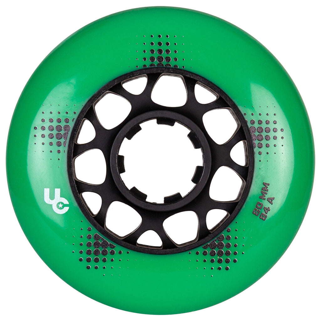 Undercover Team Pro Green 80mm/84A Wheels (Pack of 4)